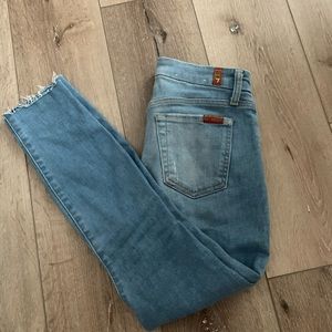 7  For All Mankind Ankle Skinny Jeans size 25